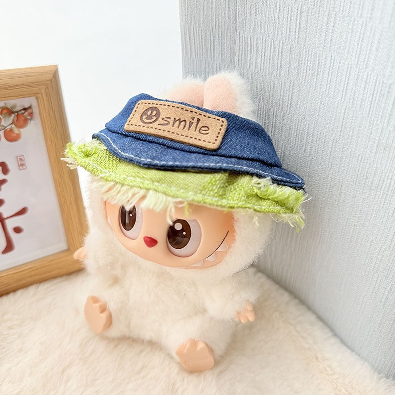 Labubu Doll Princess Suspenders Skirt Outfit for 17cm Vinyl Doll
