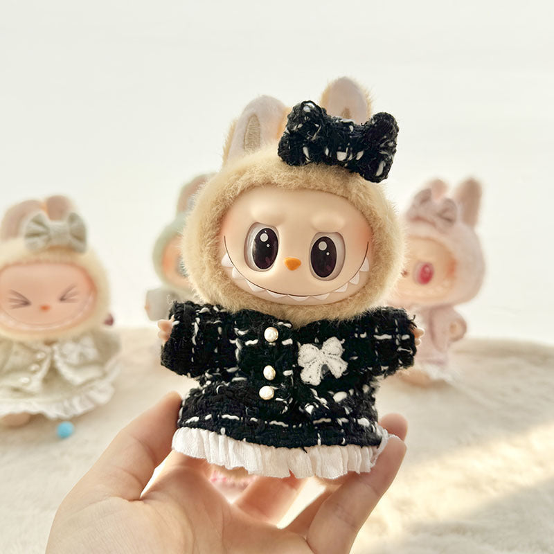 Labubu Doll Clothes Set - Classic Skirt Outfit for 1st & 2nd Gen Labubu