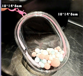 17CM Blind Box Rab Cloth Pack Waler Color Ball Bag LABUBU Display Storage Dustproof Storage Bag in stock