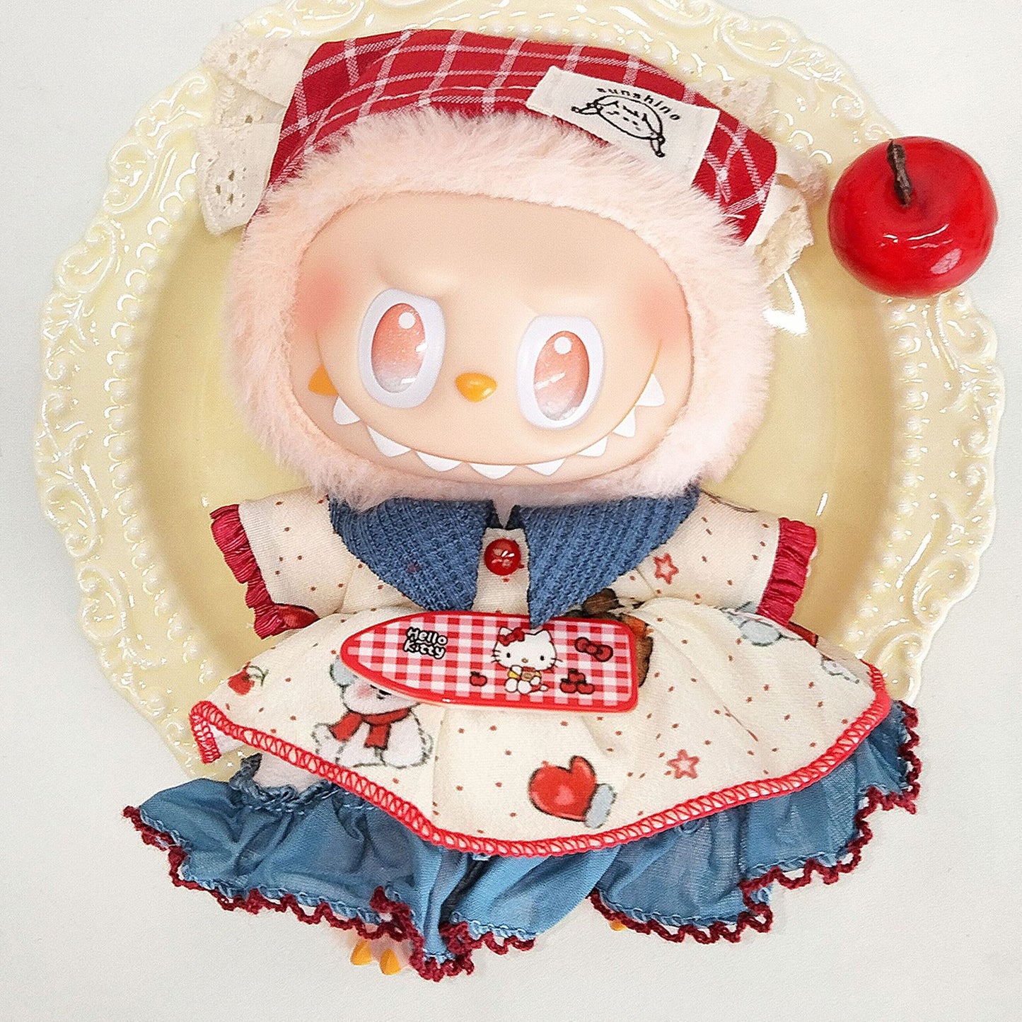 Labubu third generation doll clothes labubu 3.0 doll clothes generation second generation sitting party for blind box clothes 17cm