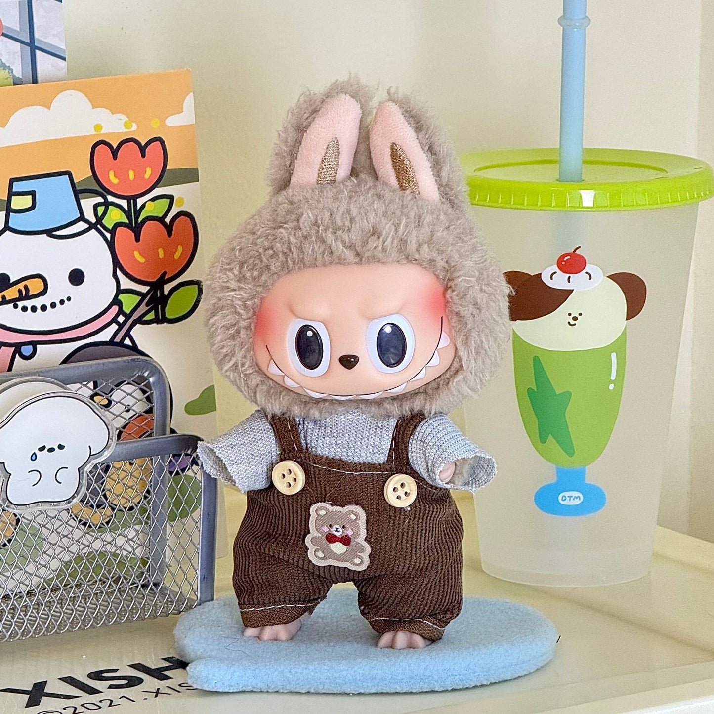 17cm Labubu doll clothes suit 17cm Labubu generation two generation doll pendant clothes wholesale