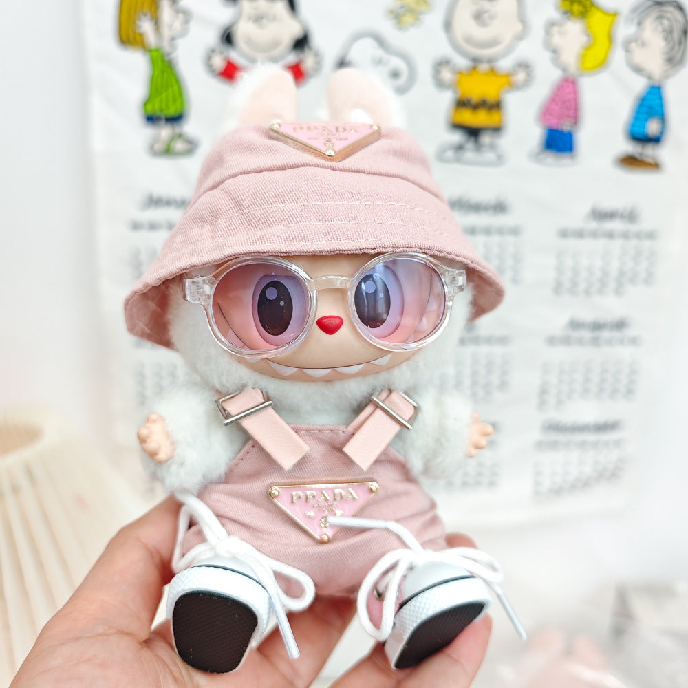Labubu Doll Outfit Set - Trendy Clothes & Accessories for 17cm Vinyl Pendant
