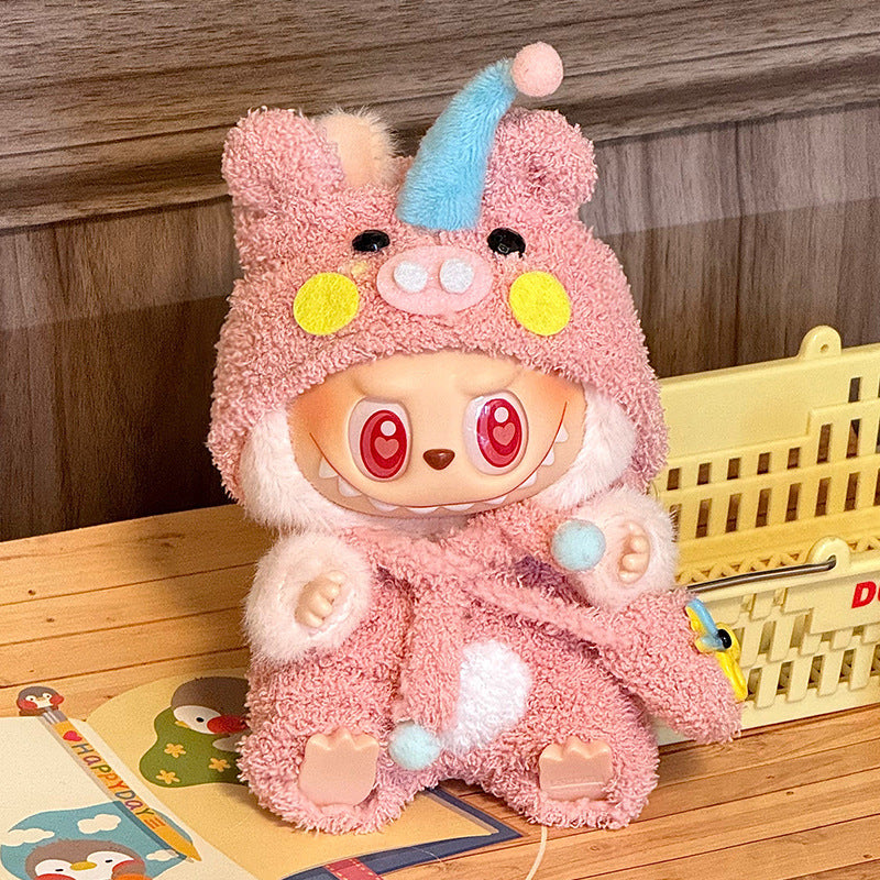 labubu Sitting Party Doll Costumes One or Two Generation Blind Box Labubu Doll Costumes Plush Vinyl Face