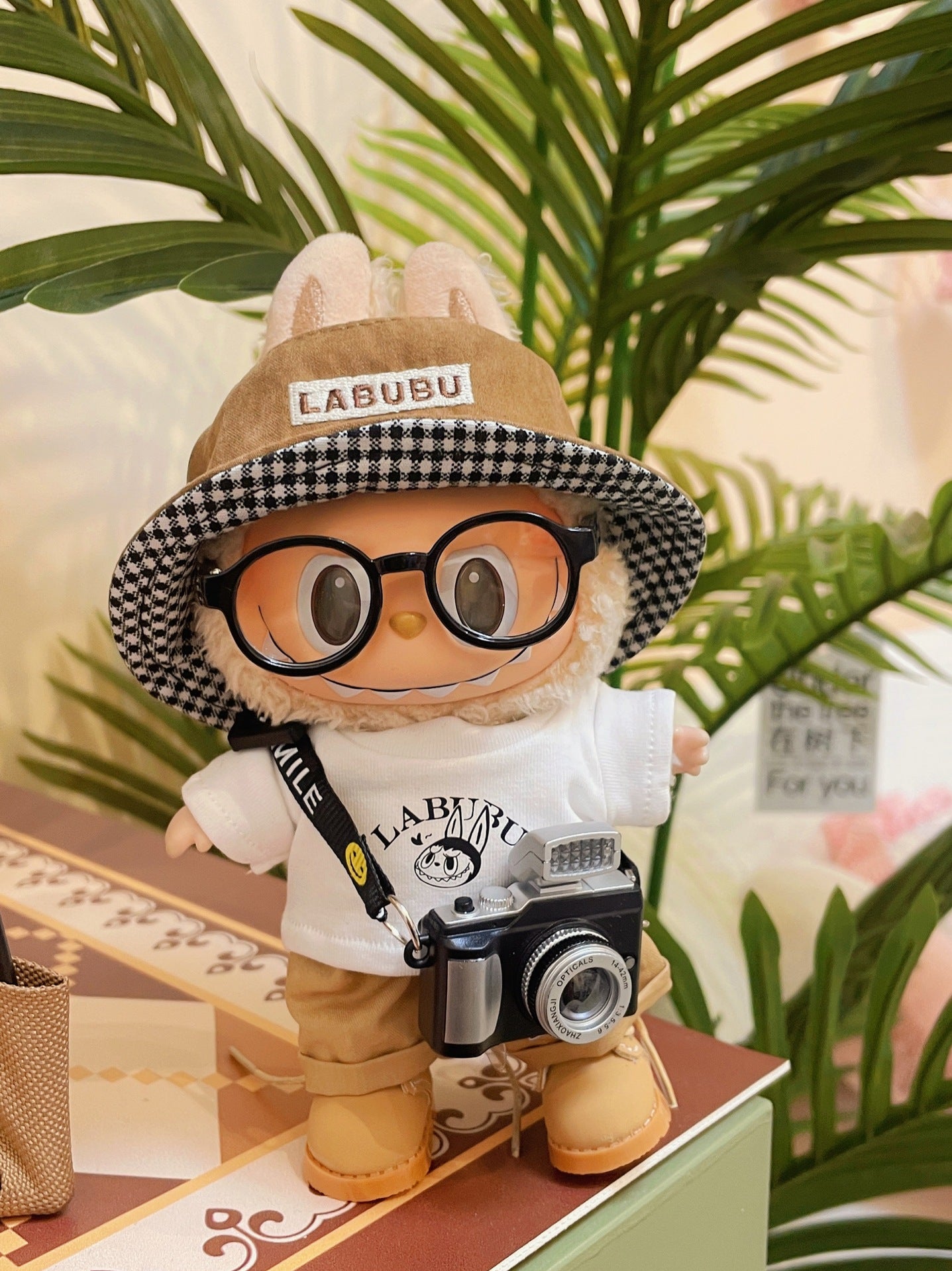 Labubu Detective Outfit Set with Glasses & Accessories