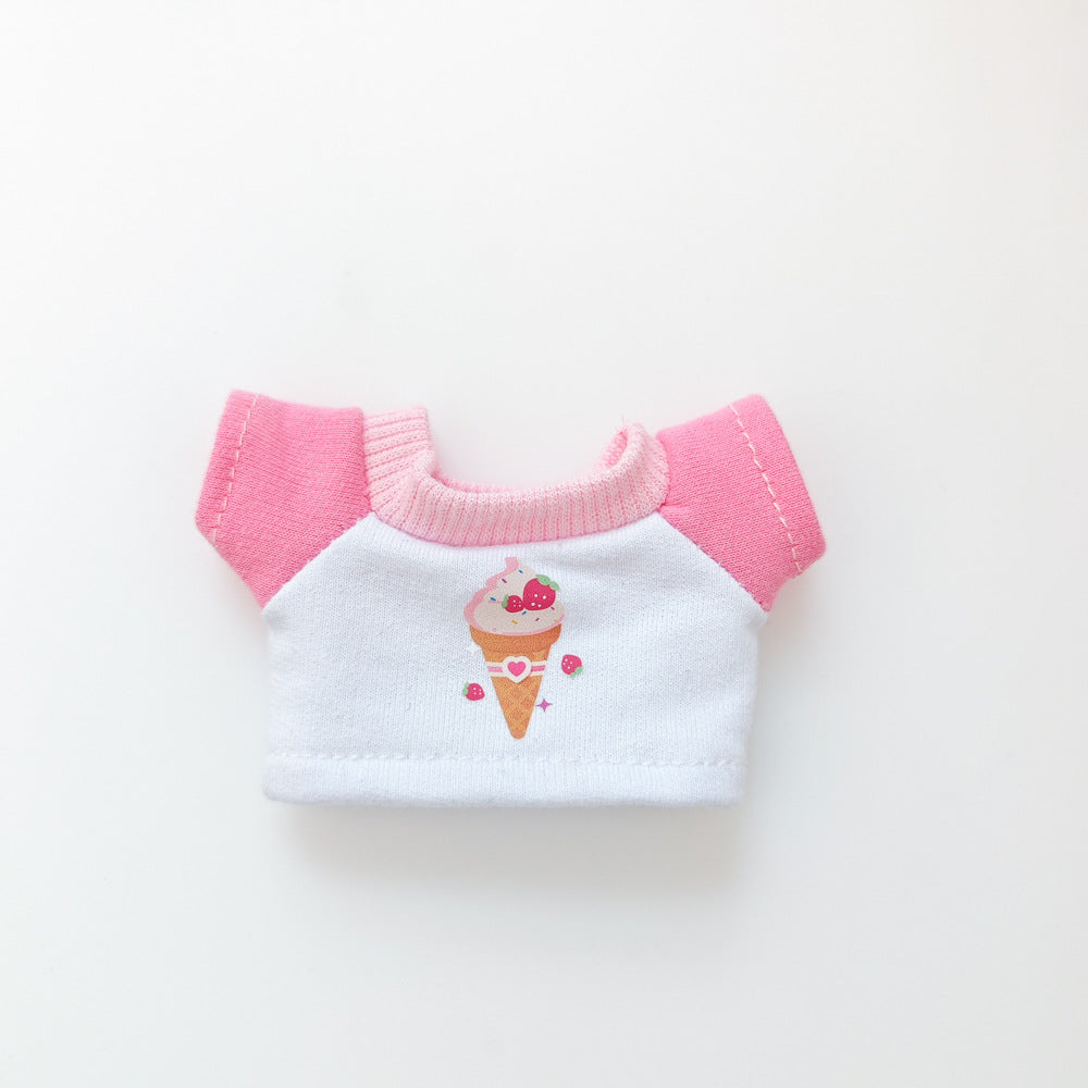 Labubu Doll Outfit Set - Cute T-Shirt, Pants & Hat for 1st, 2nd, 3rd Gen