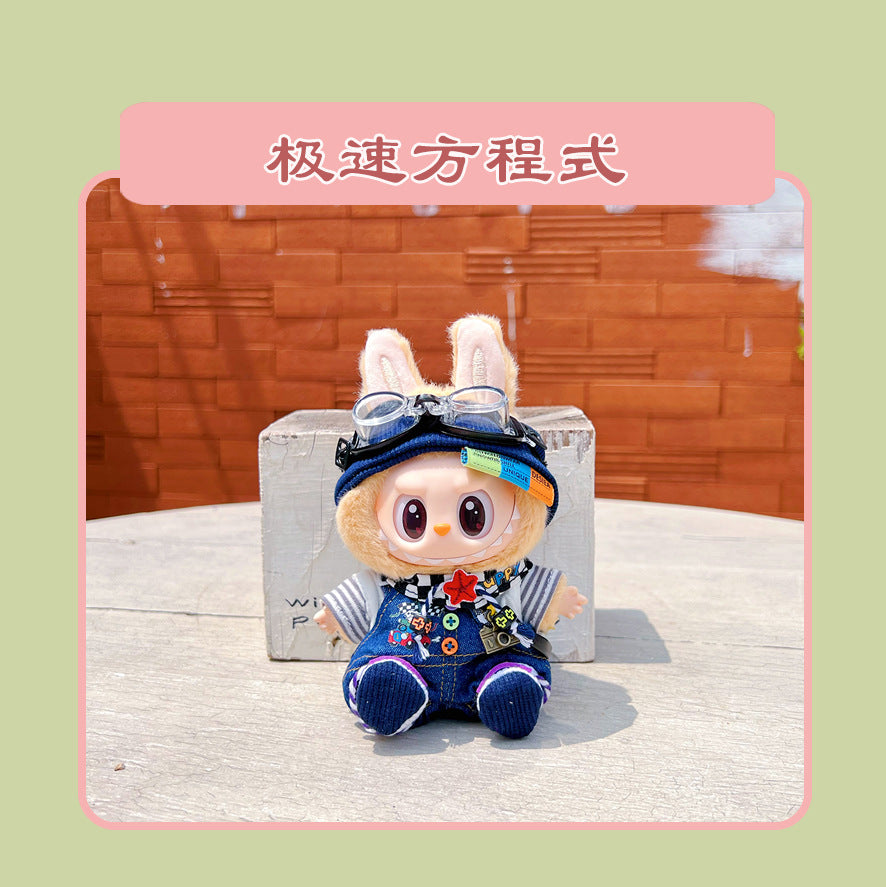 Labubu 15cm Sitting Doll Clothes - Macaron 2nd Gen Outfits