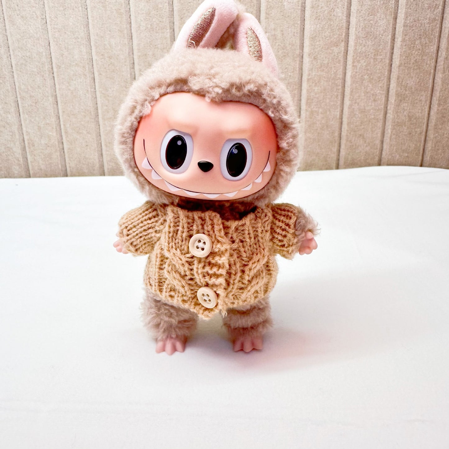 15cm blind box cloth cloth clothes pendant labubu Christmas suit handmade elk pig suit hoodie
