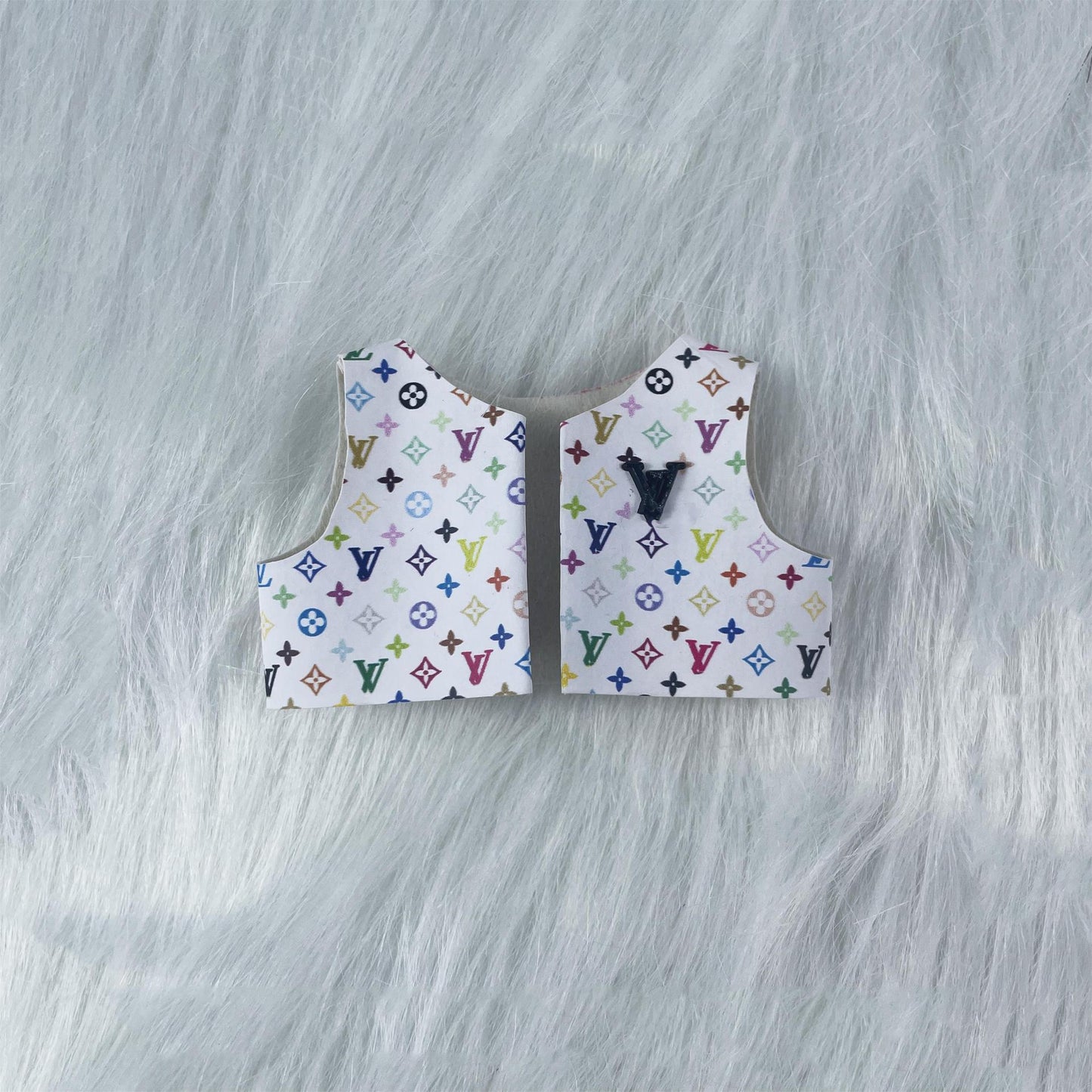 Rab cloth 17cm pendant clothes fashion waistcoat for rab cloth 15cm second generation sit party doll clothes
