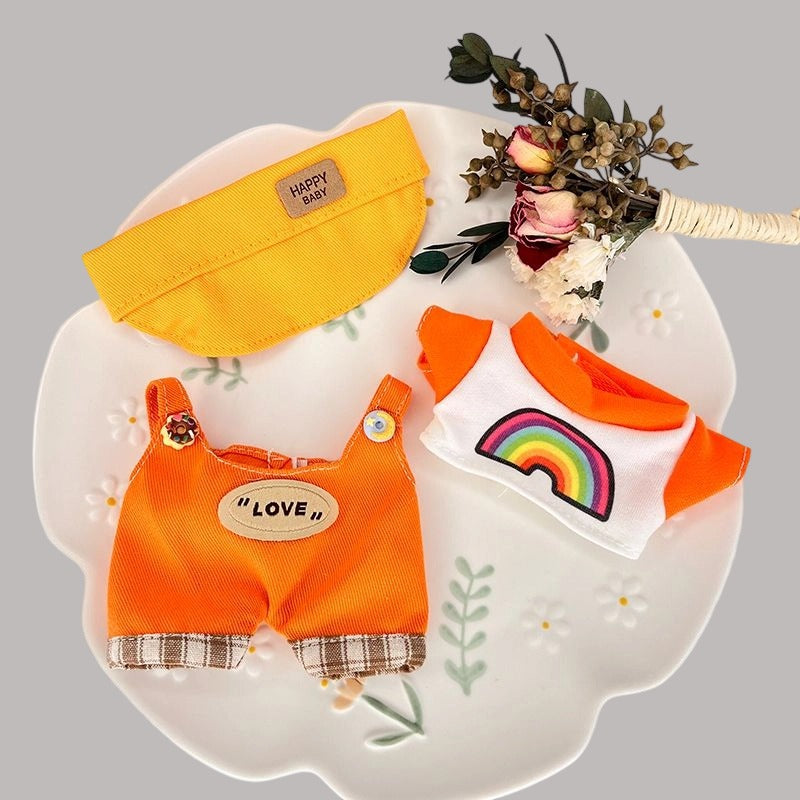 Wholesale labubu labubo baby clothes 17cm blind box pendant one or two generations of baby clothes suit a generation of hair