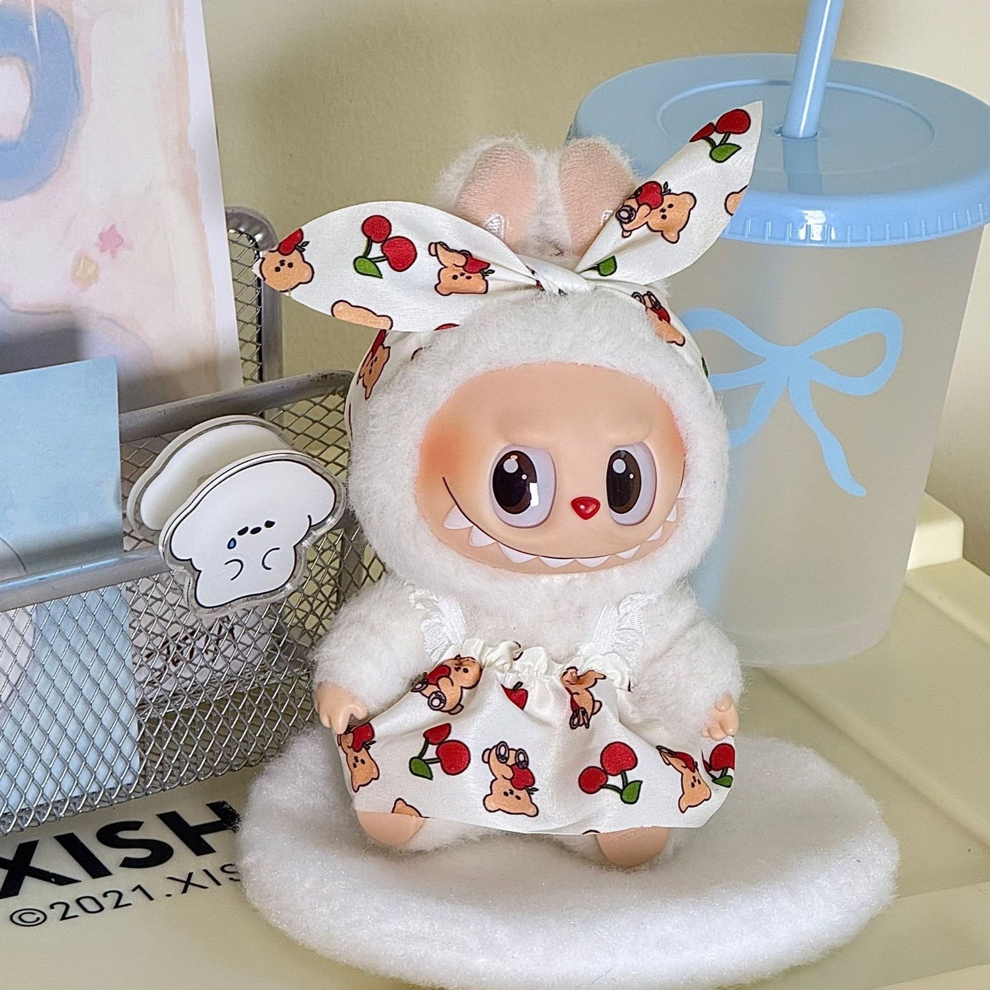 17cm Labubu doll clothes suit 17cm Labubu generation two generation doll pendant clothes wholesale