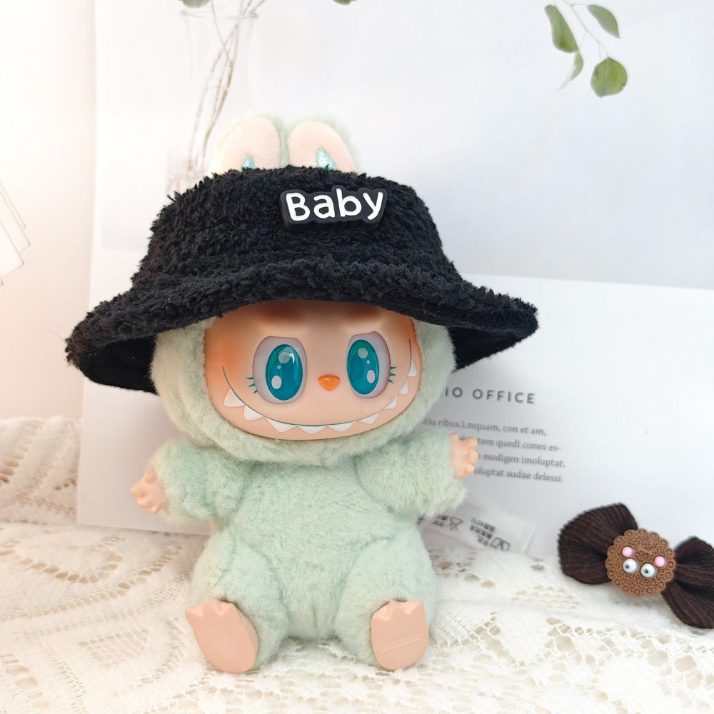 Clothing Only: First, Second, and Third Generation Blind Box Labubu Pendant Clothing, Sitting Labubu Party Doll Pink Sweater