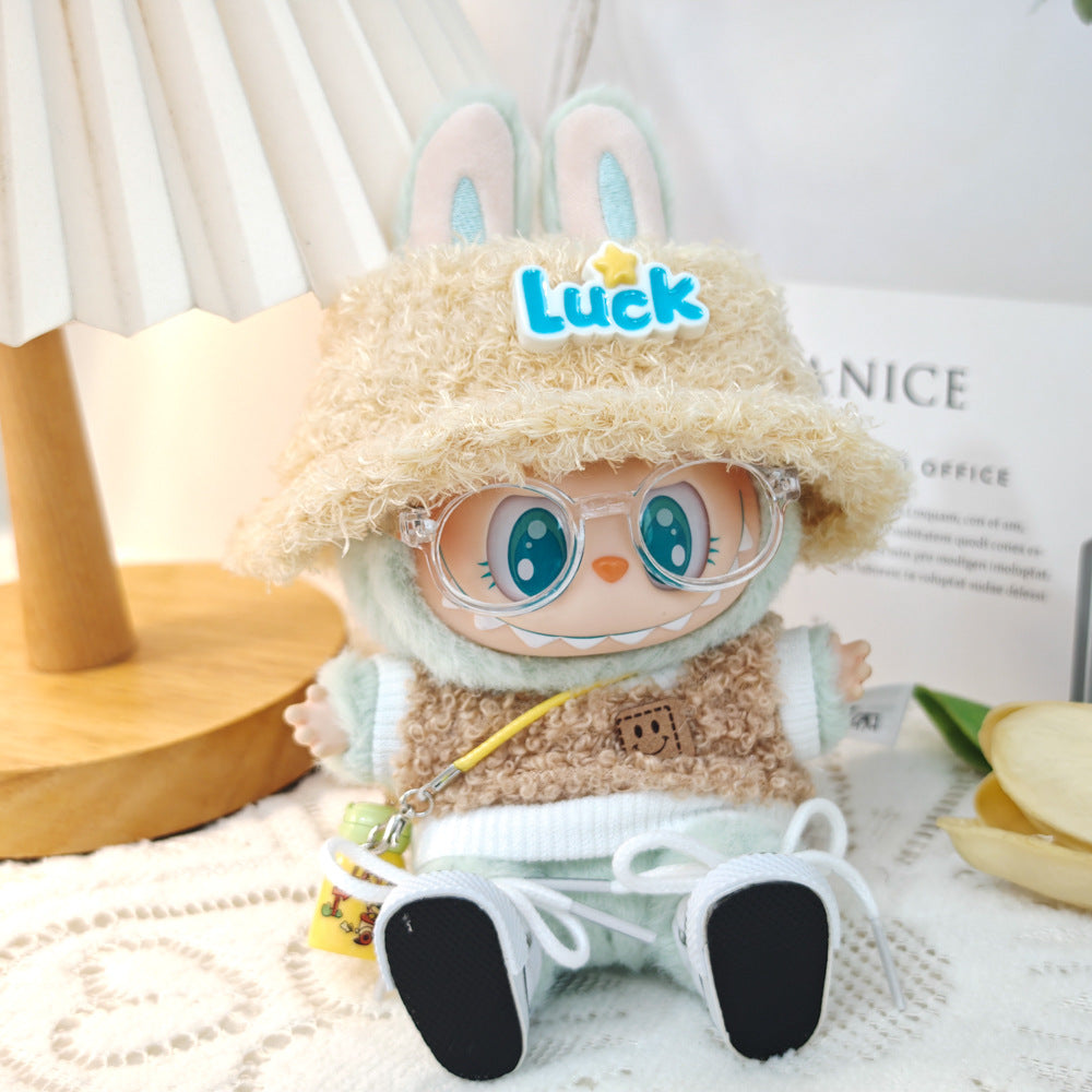 Labubu Doll Outfit Set - Cute Baby Clothes & Accessories for Vinyl Dolls
