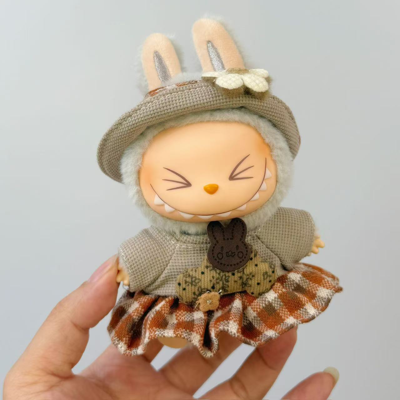 17cm Labubu Doll Clothes Set for 1st-3rd Gen Vinyl Dolls