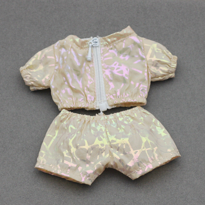 Labubu Doll Sunscreen Coat Pants - 17cm Blind Box Outfit
