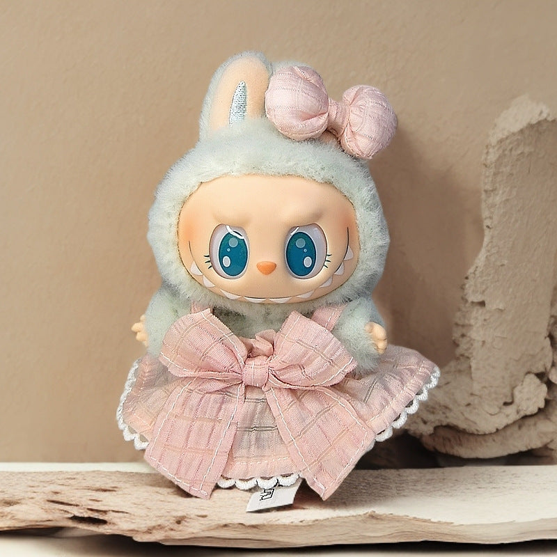 Labubu Doll Outfit Set - Skirt, Hat & Accessories