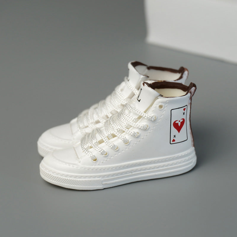 Labubu Labubu Doll Clothes 17cm Shoes Model 5cm Vinyl Toy Hand-made AJ Blind Box DIY High Luxury Series