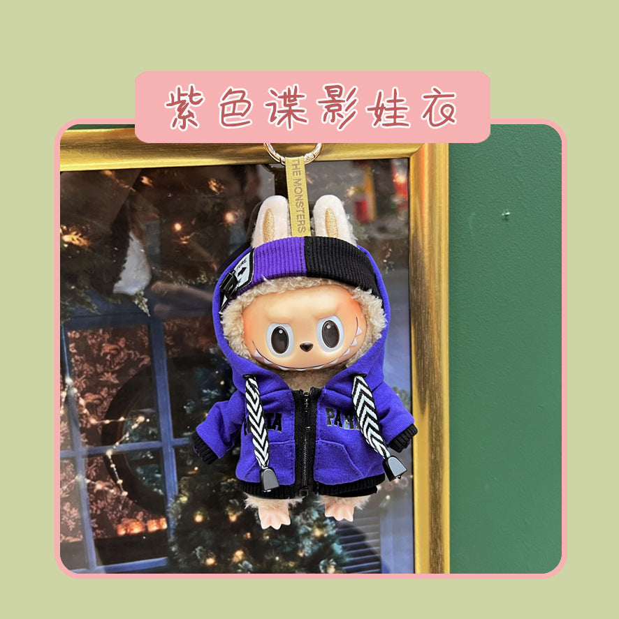 Labubu Doll Clothes for 17cm Vinyl Doll - Cute Outfits