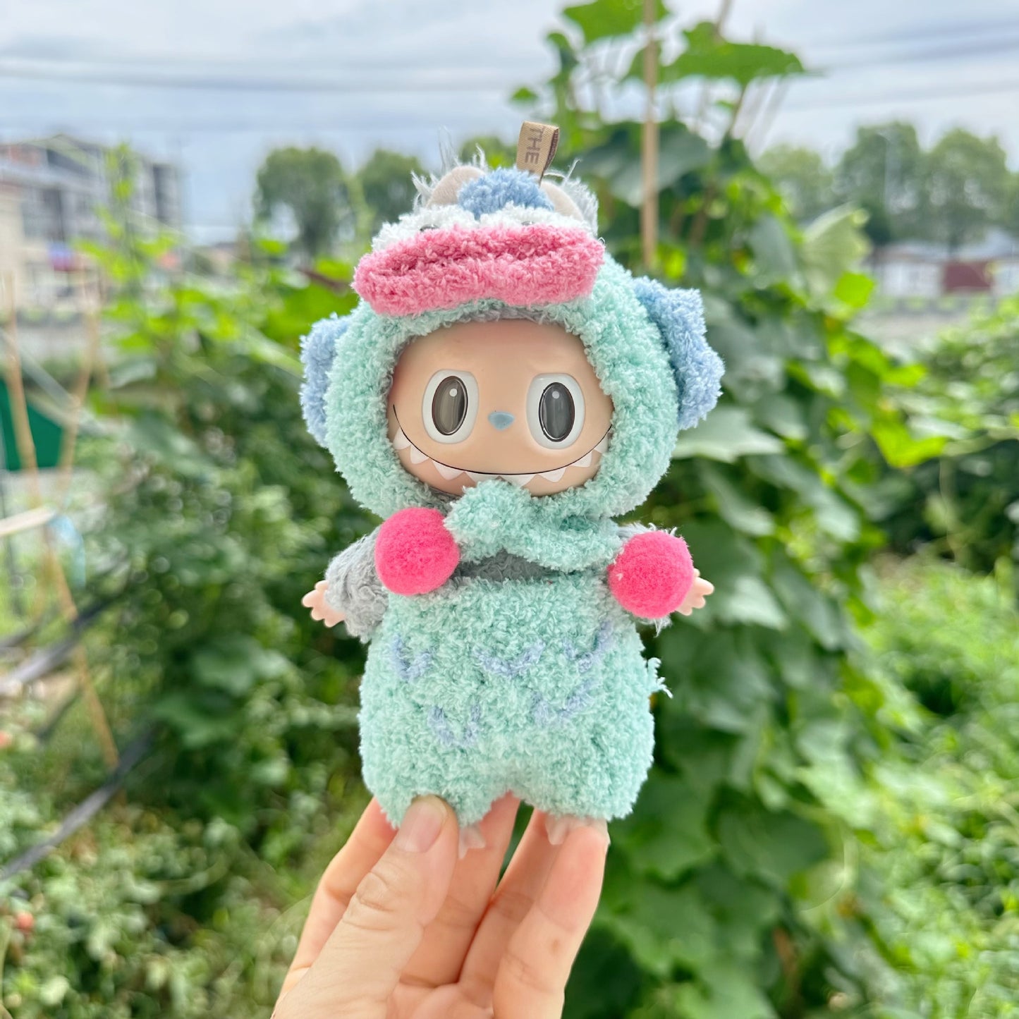 labubu17cm Doll Blind Box Macaron Labu Handmade Star Dalla Bubble Mart Doll Clothes in stock