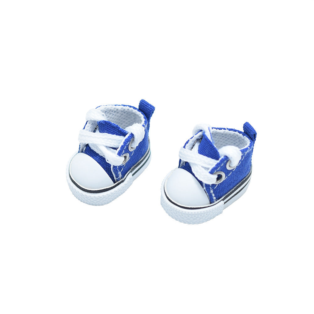 Labubu Canvas Shoes 17cm Labubu Pendant Shoes 10cm Cotton Doll Belle Pendant Baby Clothes