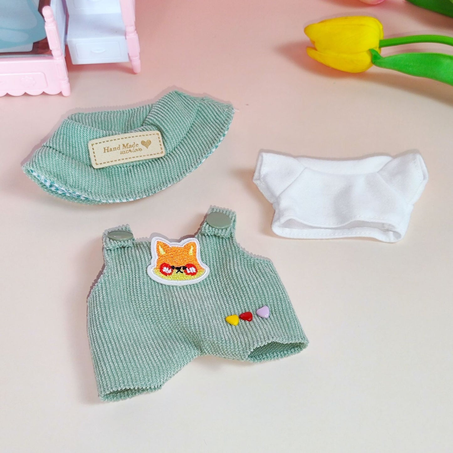 Labubu Doll Baby Clothes Set - Cute Outfit for Vinyl Dolls