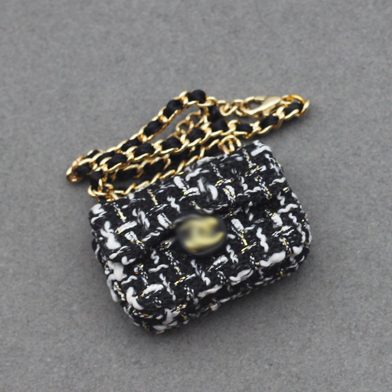 Labubu Mini Chanel Bag Pendant for Dolls - Stylish Accessory