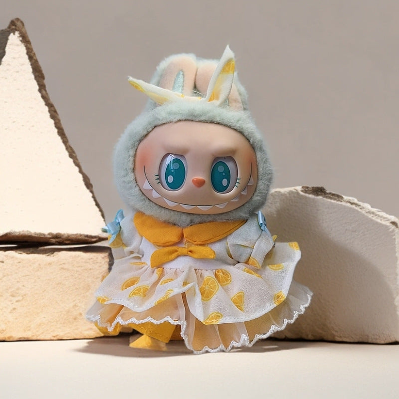 Labubu Doll Outfit Set - Skirt, Hat & Accessories