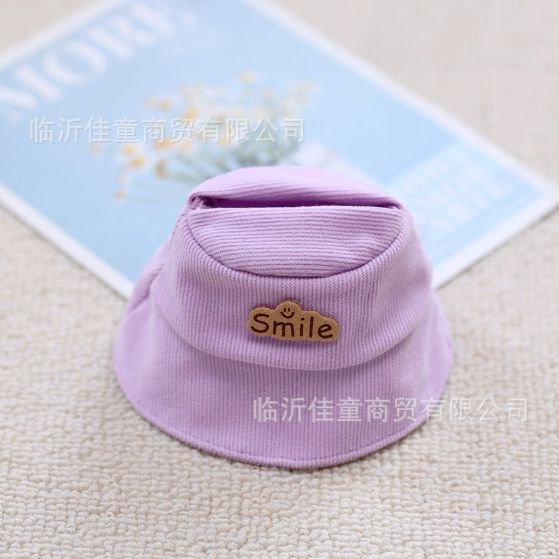 17cm labubu fisherman hat labubu vinyl small pendant hat clothes suit dress doll doll accessories