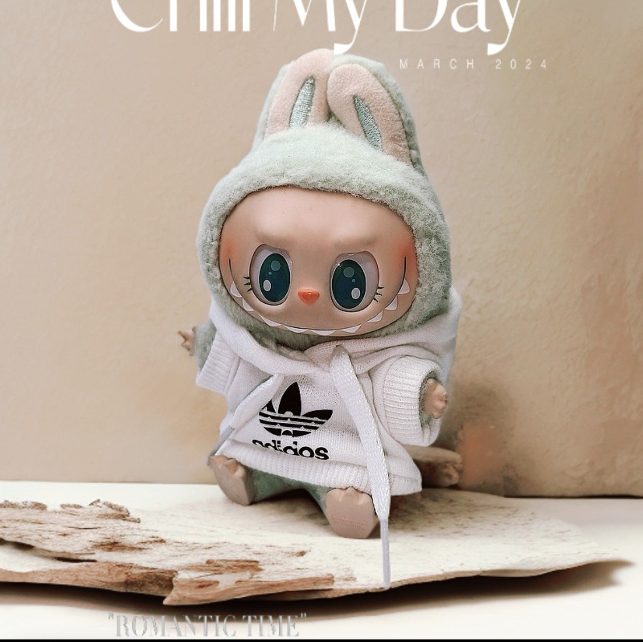 Labubu Doll Clothes - Cute Sweatshirt & Jeans Outfit for 1st & 2nd Gen