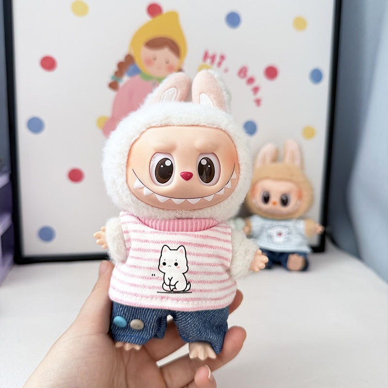 Labubu Doll Outfit Set - 15-17cm Cute Clothes & Accessories