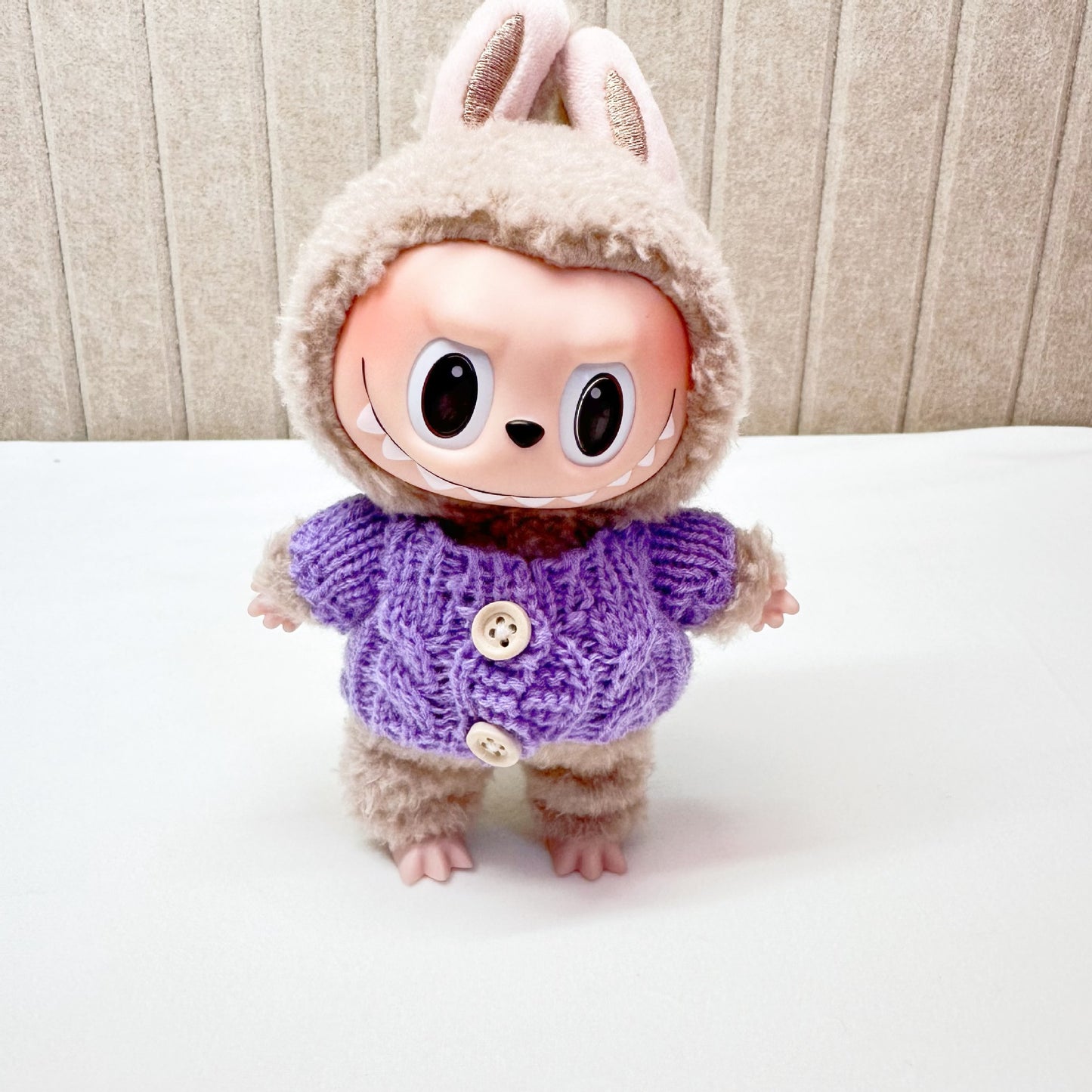 15cm blind box cloth cloth clothes pendant labubu Christmas suit handmade elk pig suit hoodie