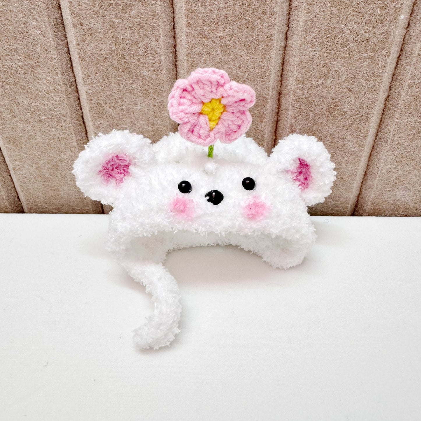17cm blind box pull cloth handmade clothes blind box labbubu handmade hamburger fries suit afraid of dog head cover