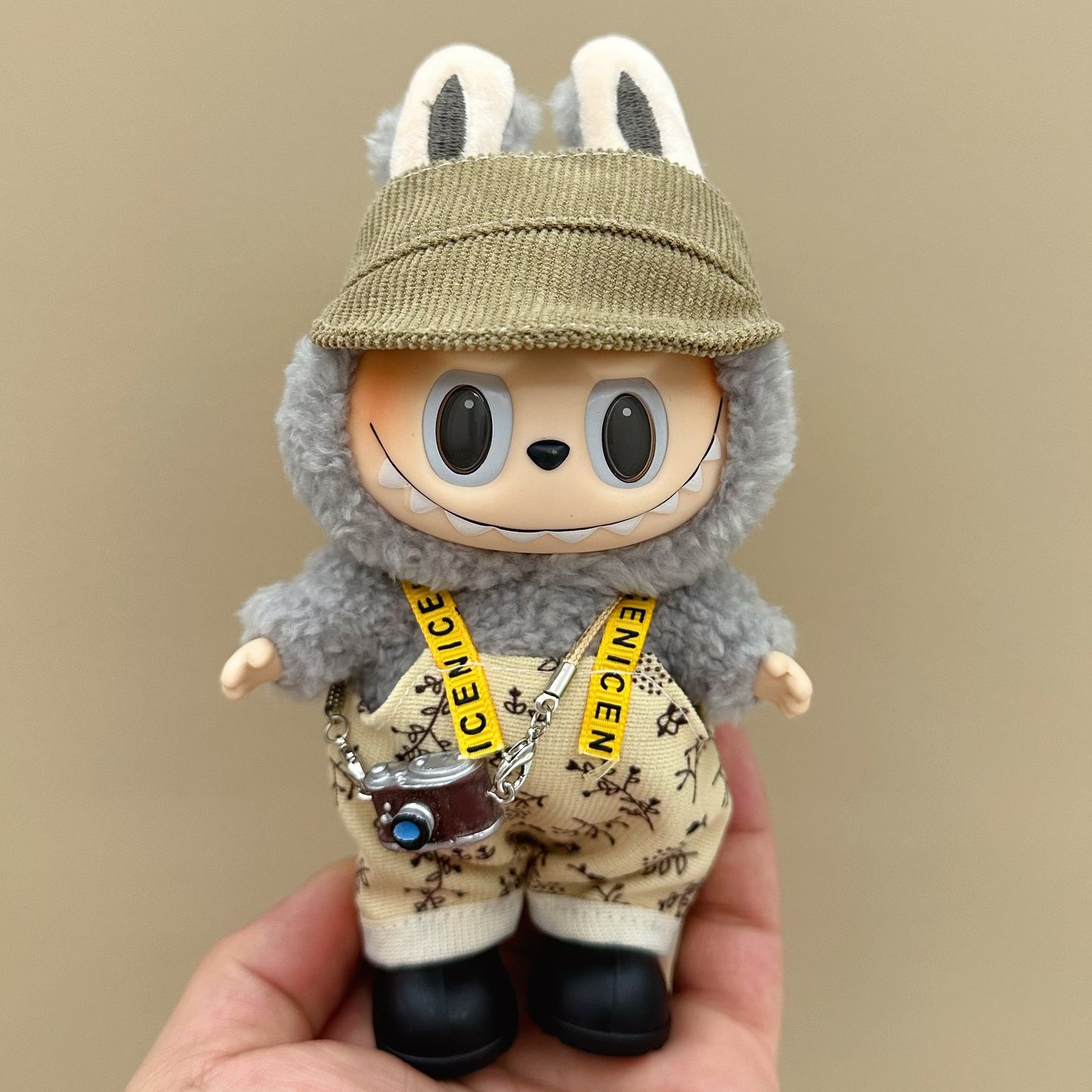 labubu doll clothes 17cm pull cloth clothes blind box doll skirt suit cute dress toy cross-border wholesale