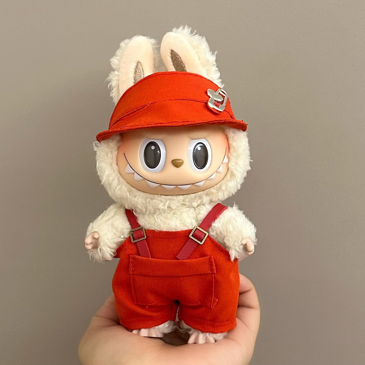 Labubu Iabubu Doll Clothes 17cm Pendant Sitting Party One or Two Generation Plush Doll suit Clothes