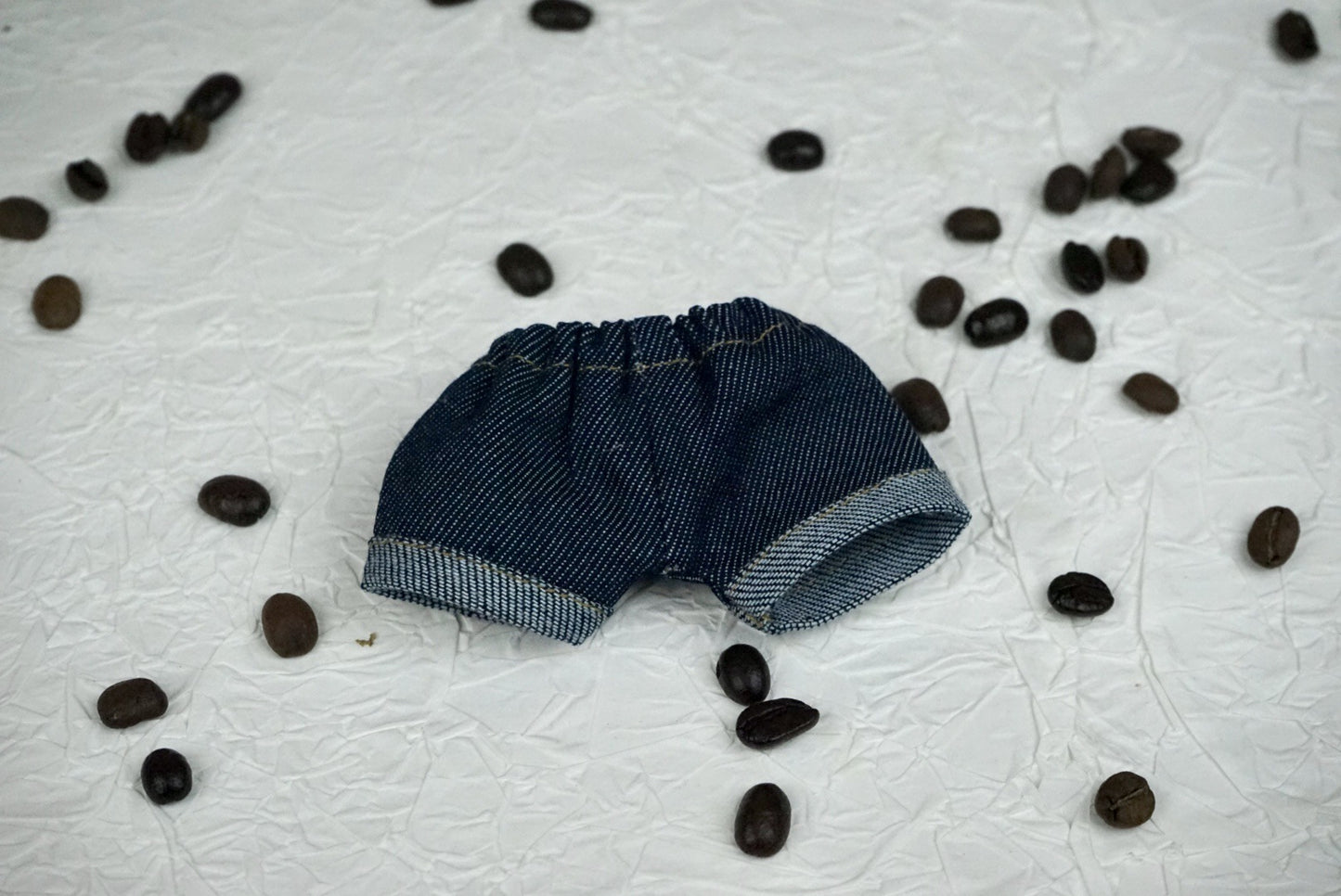 Labubu Doll Denim Outfit Set - 17cm Cowboy Suit & Hat