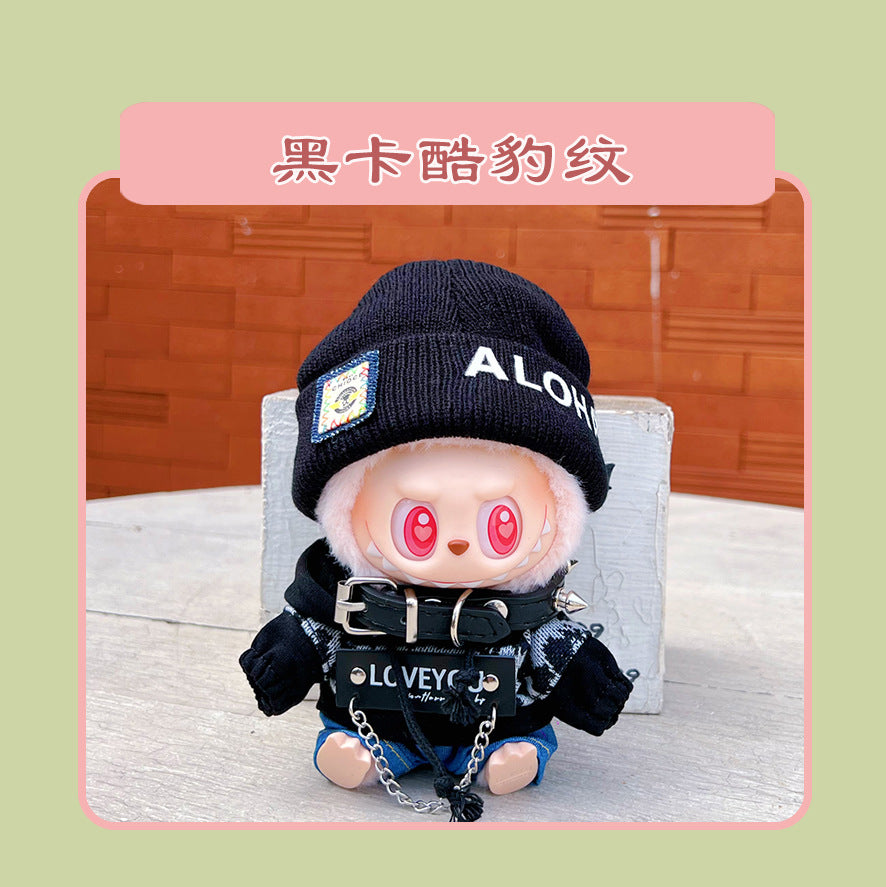 Labubu 15cm Sitting Doll Clothes - Macaron 2nd Gen Outfits