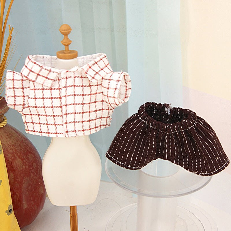 Suitable for pulling cloth pendant clothes for blind box vinyl 17cm baby clothes replacement bag ornaments keychain