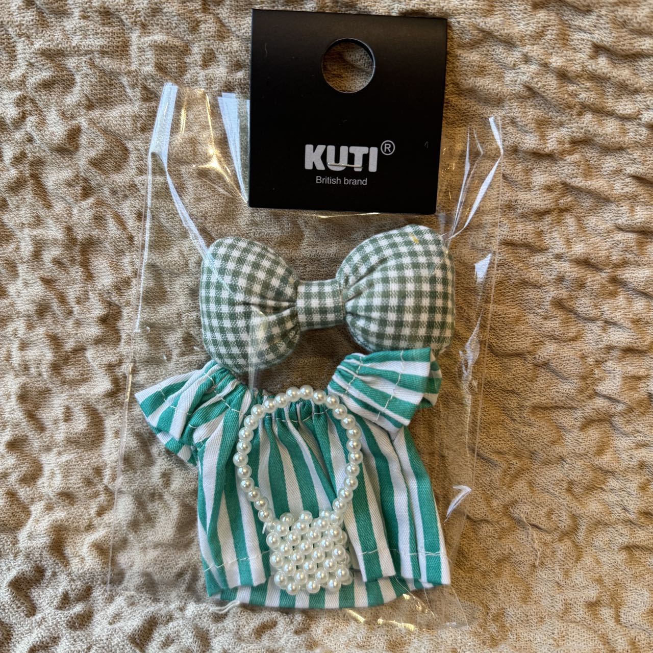 Labubu Doll Outfit Set with Pearl Bag - Polka Dot & Floral Styles