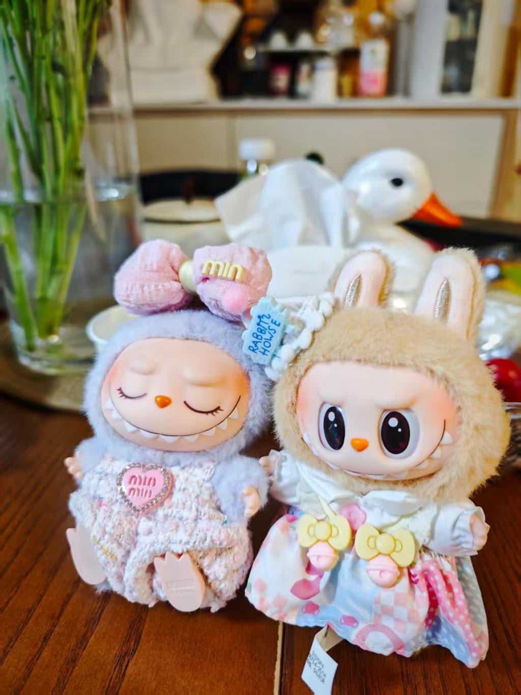 Labubu Doll Outfit - Macaron Party Clothes for 1st, 2nd, 3rd Gen