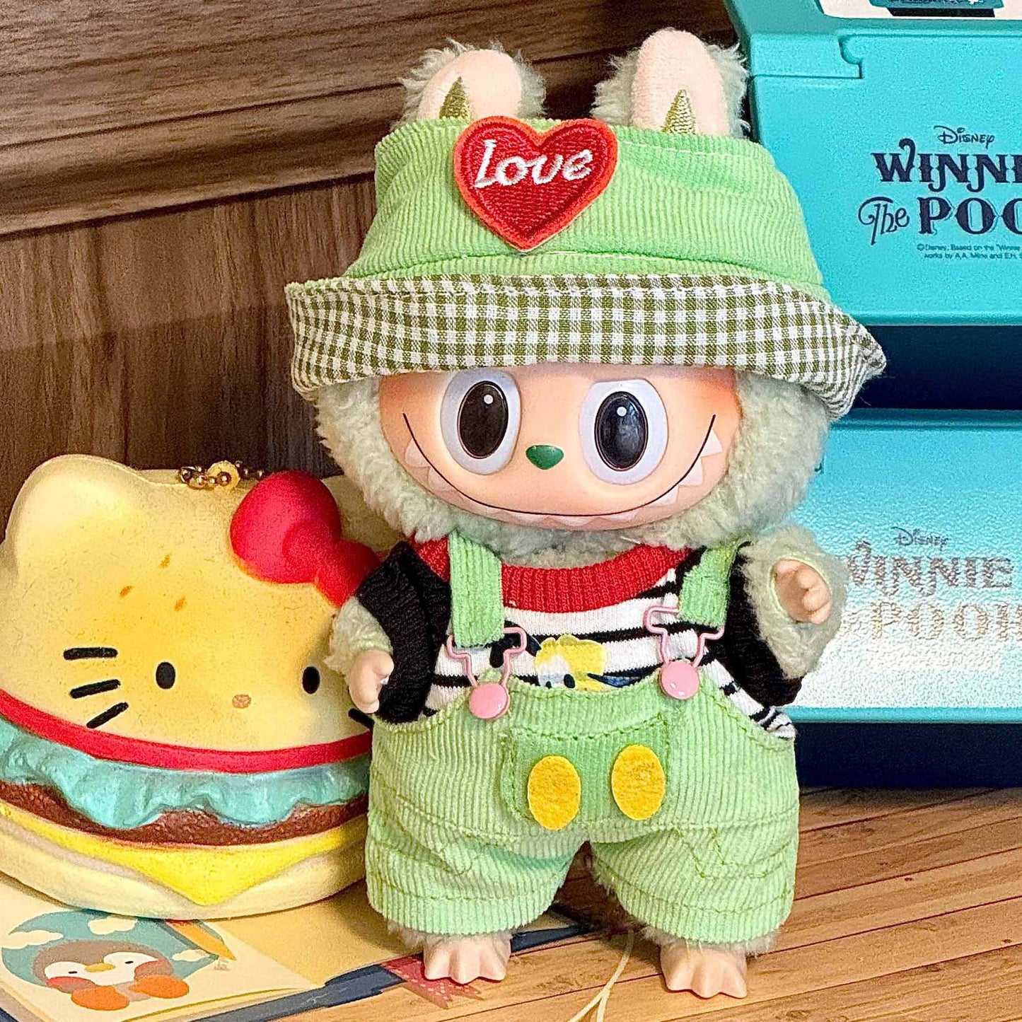 labubu Sitting Party Doll Costumes One or Two Generation Blind Box Labubu Doll Costumes Plush Vinyl Face