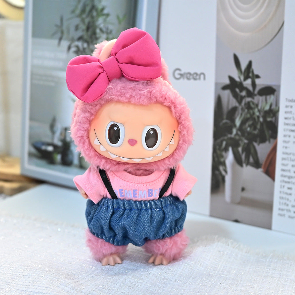 Labubu Doll Clothes Set for 17cm Pendant Doll - Outfits & Accessories