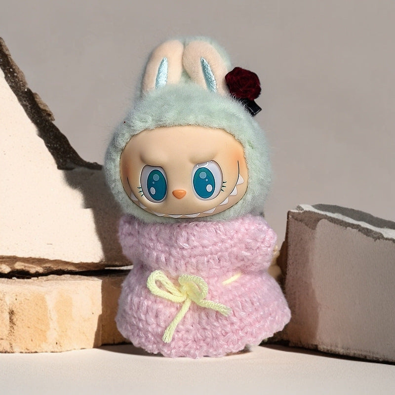 Labubu Doll Outfit Set - Skirt, Hat & Accessories