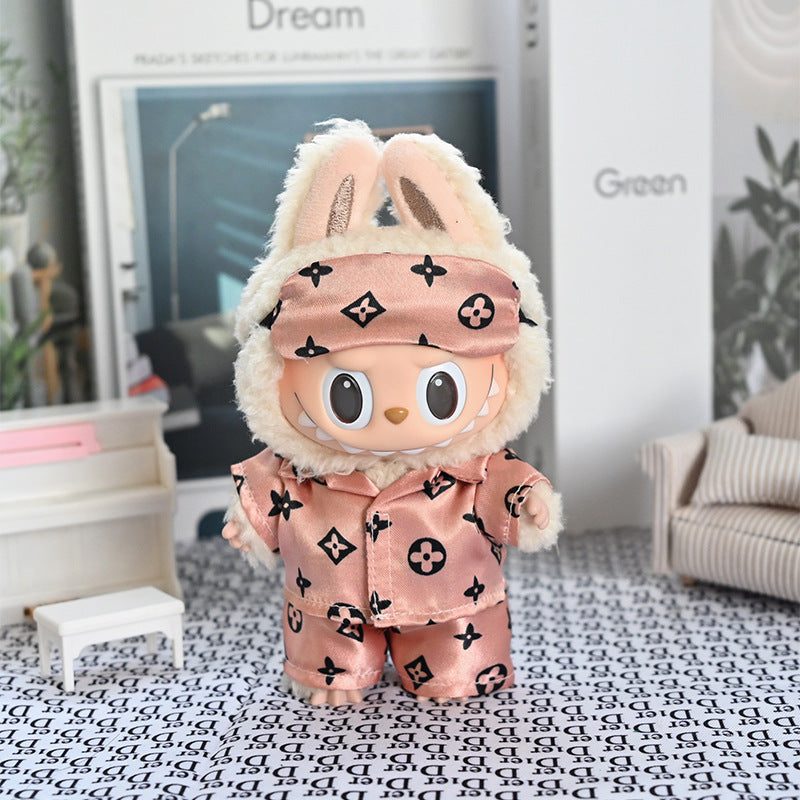 Labubu Doll Clothes Set for 17cm Pendant Doll - Outfits & Accessories