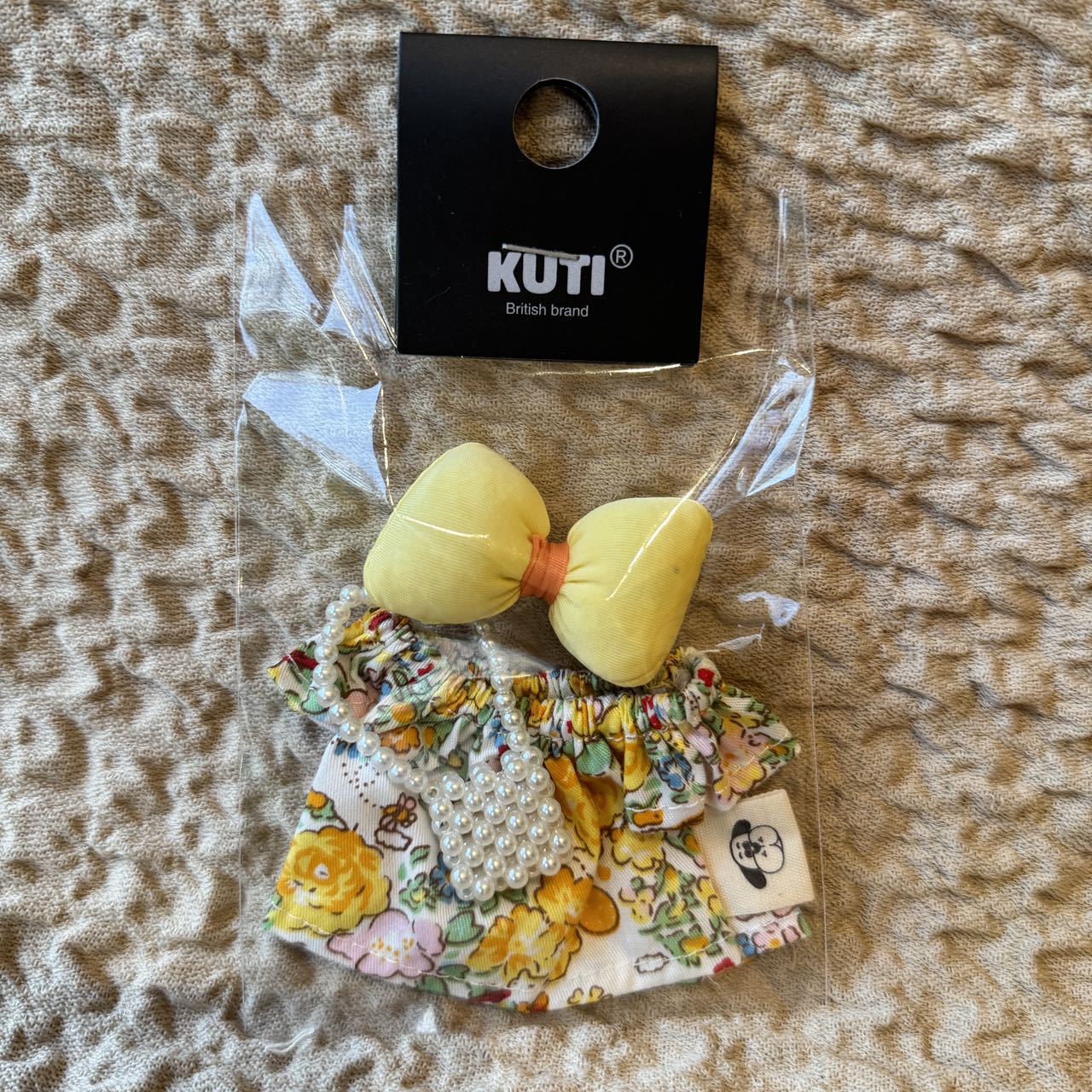 Labubu Doll Outfit Set with Pearl Bag - Polka Dot & Floral Styles
