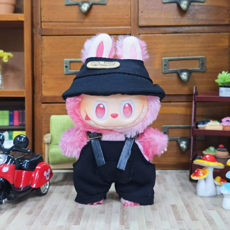 Wholesale Labubu Doll Clothes 17cm Accessories First, Second, Third Generation Vinyl Plush Doll Outfit Set