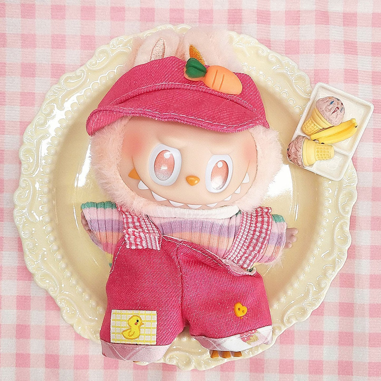 Labubu third generation doll clothes labubu 3.0 doll clothes generation second generation sitting party for blind box clothes 17cm