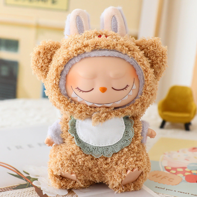 Labubu Costume Disguised as Animal Costume Labubu Pendant Sitting Party Doll Costume for Universal Costume