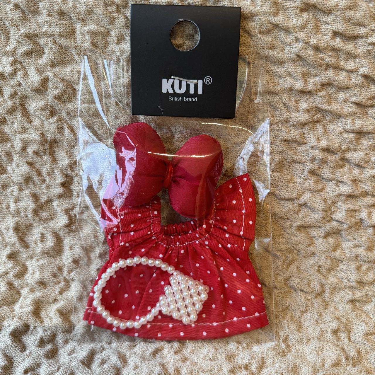 Labubu Doll Outfit Set with Pearl Bag - Polka Dot & Floral Styles