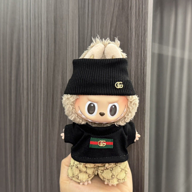 Labubu Sitting Party Doll Clothes Generation II Blind Box Labubu Doll Clothes Ragcloth Clothes Plush Vinyl Face