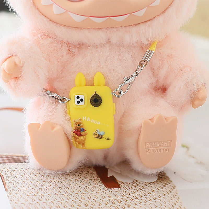 Labubu Doll Powder Skirt Sitting Party Labubu One or Two Generation Vinyl Blind Box Replacement Clothes Suspender Pants Hat Shoes