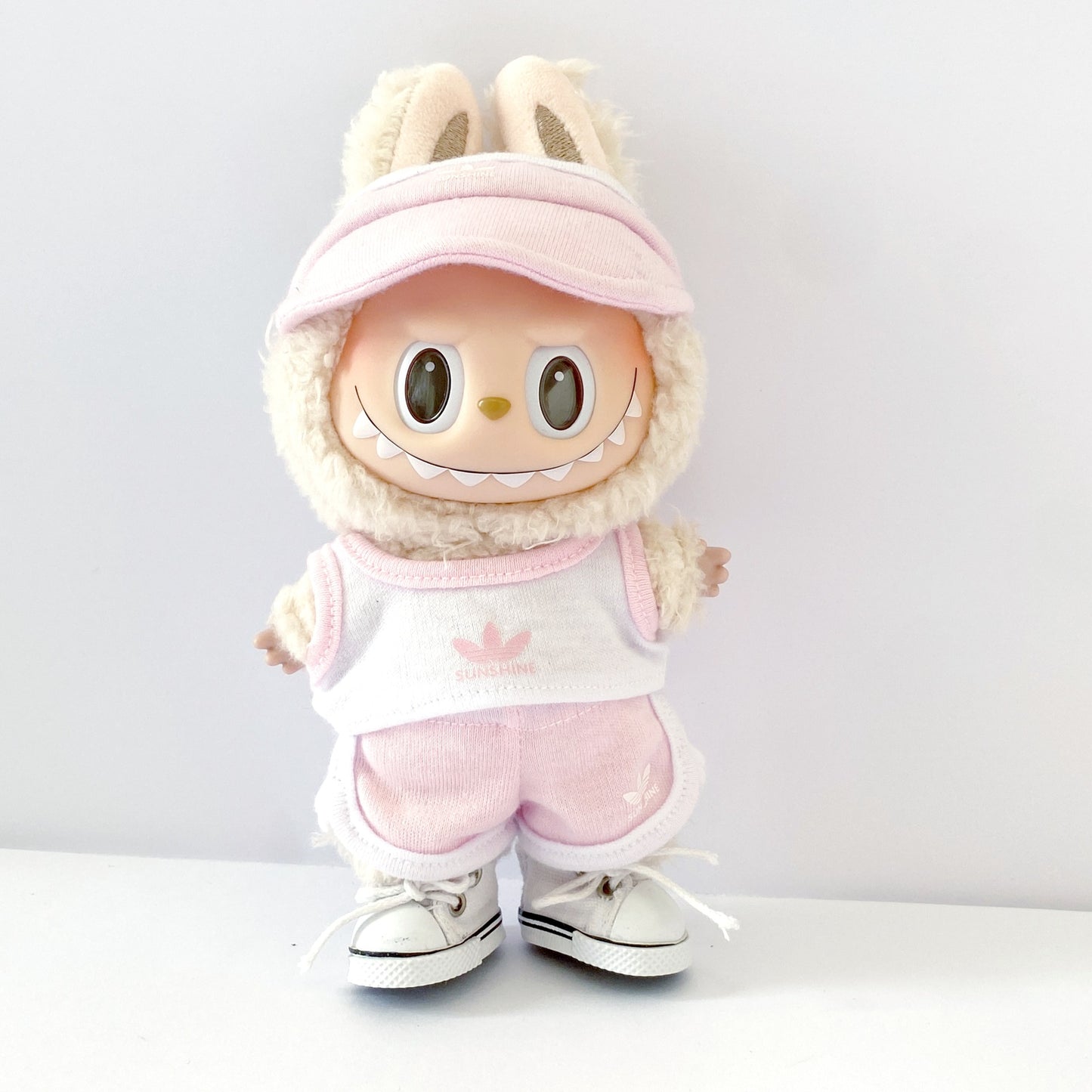Labubu Doll Baseball Jersey Outfit - 17cm Sportswear for Vinyl Dolls